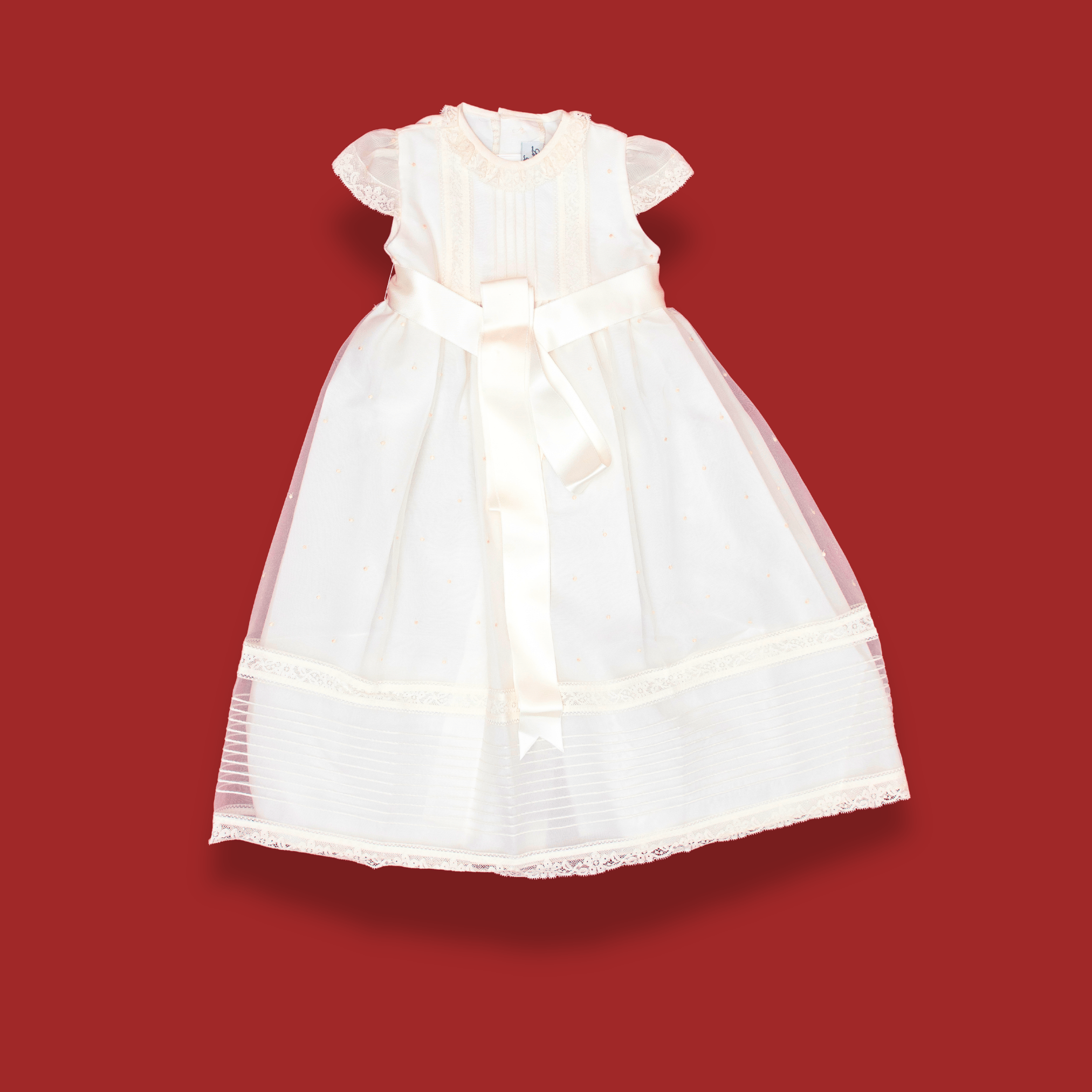 cream ceremony dress